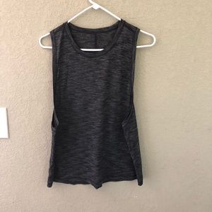 lululemon dark heather grey muscle tank, L